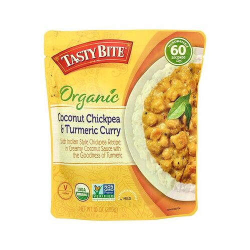 Tasty Bite, Curry De Pois Chiches Et Curcuma Biologique À La Noix De Coco, 285 G 