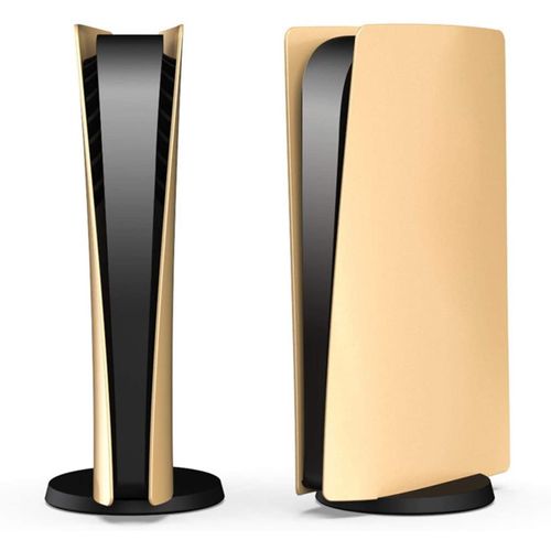 Coque De Protection Pour Console Ps5, Abs Étanche Et Anti-Rayures Pour Console De Jeu Ps5, Pour Version Ps5 Disc Edition - Or