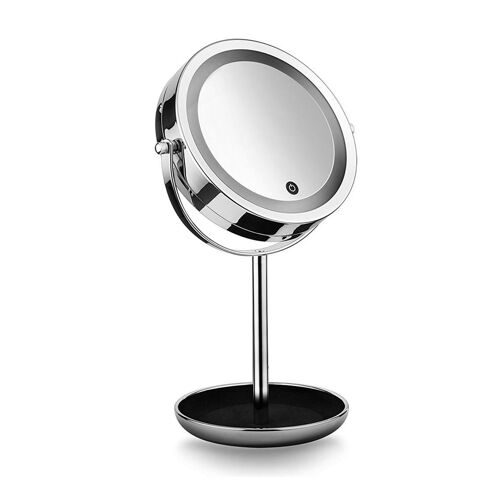 Macom Specchio Doppio Da Tavolo Ingrandimento Regolabile Sirio Usb Star 
