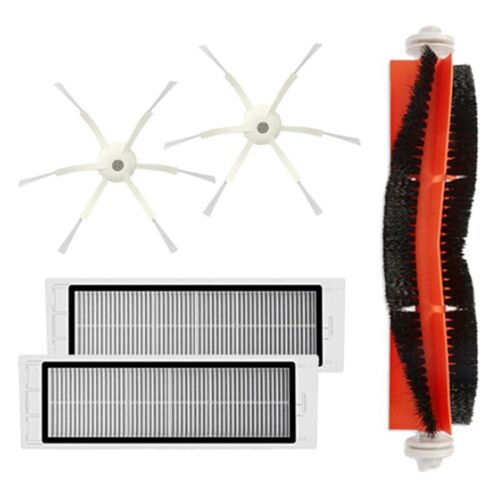 Promotion!2 brosses latérales à 6 bras + 1 brosse principale + 2 filtres Hepa pour aspirateur XIAOMI 2 Roborock S50, pièces pour aspirateur Robot
