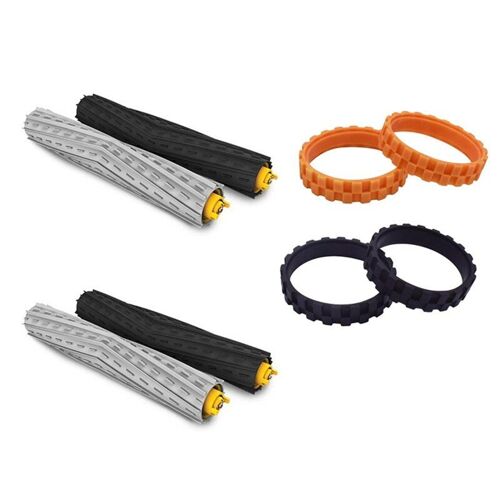 Kit de peau de pneu de brosse de rouleau principal pour aspirateur IRobot Roomba 800 900 série 870 880 980, 8 pièces, Promotion!