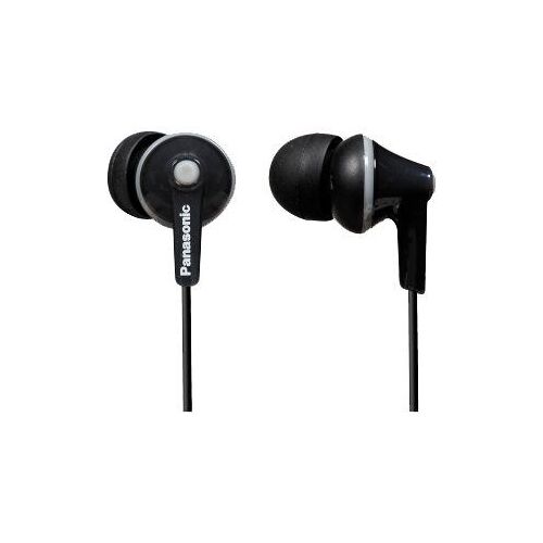 Panasonic RP-HJE125E-K - Ergofit - écouteurs - intra-auriculaire - filaire - jack 3,5mm - noir