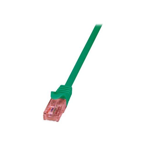 LogiLink PrimeLine - Cordon de raccordement - RJ-45 (M) pour RJ-45 (M) - 1 m - UTP - CAT 6 - sans halogène - vert