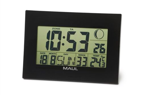 MAUL Horloge murale et de table MAULflow noir
