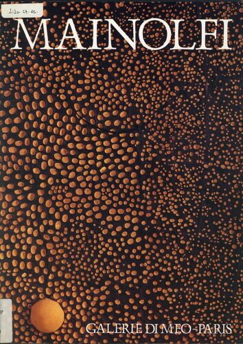 Mainolfi - Galerie Di Meo - Paris - 14/10/1988-26/11/1988