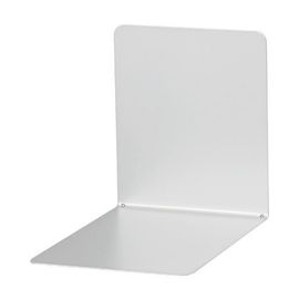 Maul Lot de 2 Serre-livres métallique large 14 x 12 x 14 cm magnétique Gris