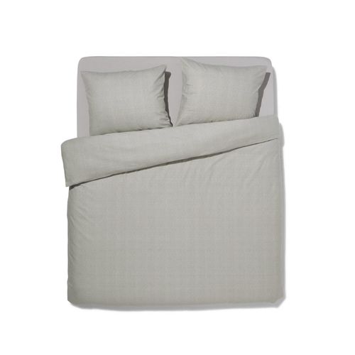 Hema Housse De Couette Flanelle 200x200/220 Melange Grey (Gris Clair)