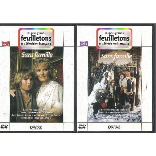Sans Famille Editions Atlas L'intégralité En 2 Dvd D'aprés Le Roman D'hector Malot