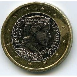 Lettonie 1 Euro 2014