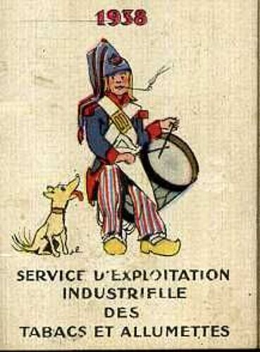 Calendrier 1938 Seita Illustre Par Joseph Hemard