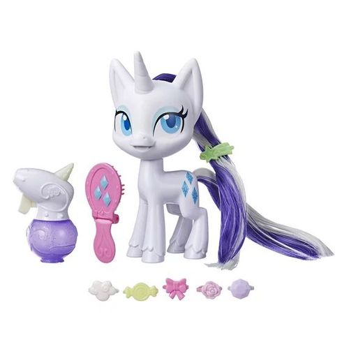 My Little Pony - Rarity Crinière Magique - Pousse Et Change De Couleur - Avec 12 Accessoires