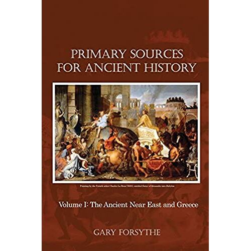 Primary Sources For Ancient History