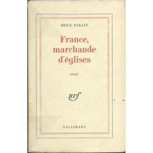 France, Marchande D'églises - Essai