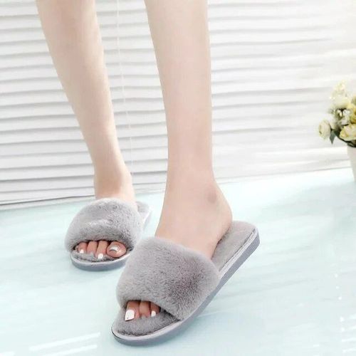 Chaussures Pantoufles En Cuir Moelleux Croisé Pour Femmesplateforme Marketpour La Maisonchaussures D'intérieur Platesnouvelle Modehiver