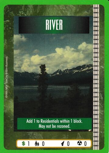 Carte - Sim City - The Card Game - River - Vo