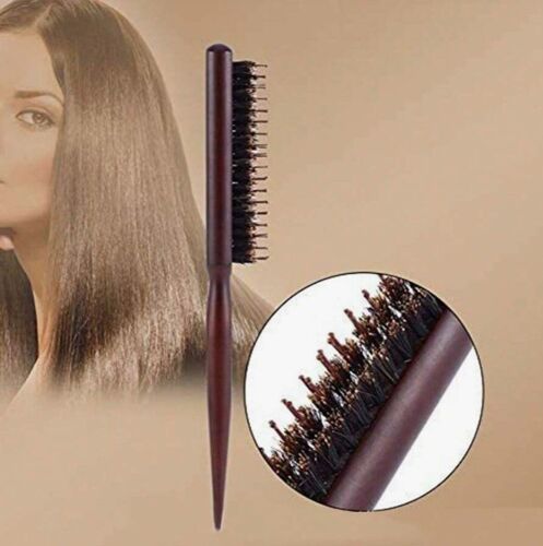 Brosse À Plaquage Anti Frisottis En Bois Et Poil De Sanglier 