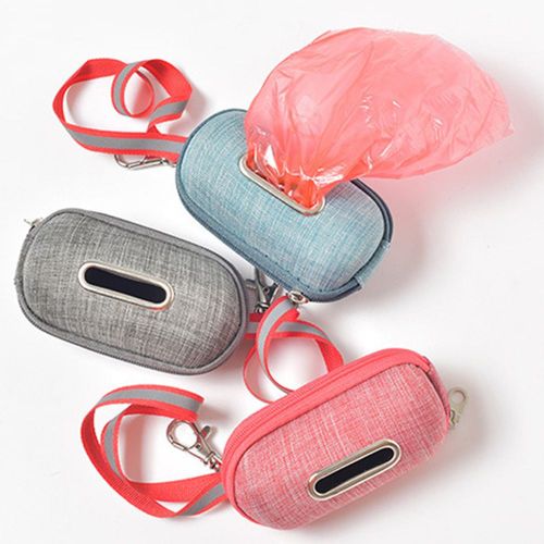 Sac À Ordures Portable En Lin Réfléchissant Sac De Ramassage Extérieur Distributeur De Poche Support De Ramassage Corde De Hi2249