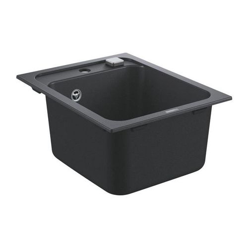 GROHE Évier en composite K700 31650AP0 - A encastrer - 1 bac - sans égouttoir - 40x50 cm - Noir granite