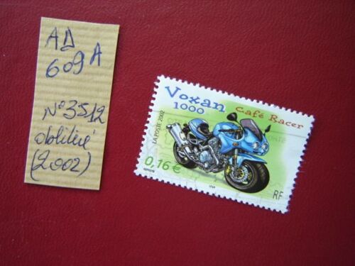Ad 609 A // Timbre Oblitéré France 2002* N°3512 "Moto Voxan 1000-Café Racer
