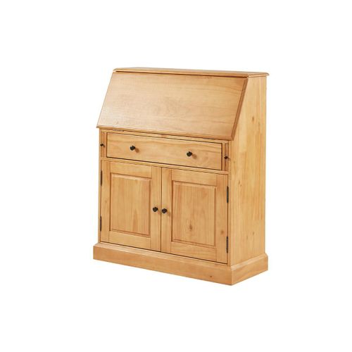 Secrétaire En Pin Et Mdf - Coloris : Naturel Clair - Cleore