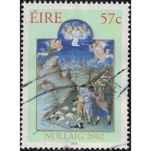 Irlande 2002 Oblitéré Used Christmas Scènes De Noël Su