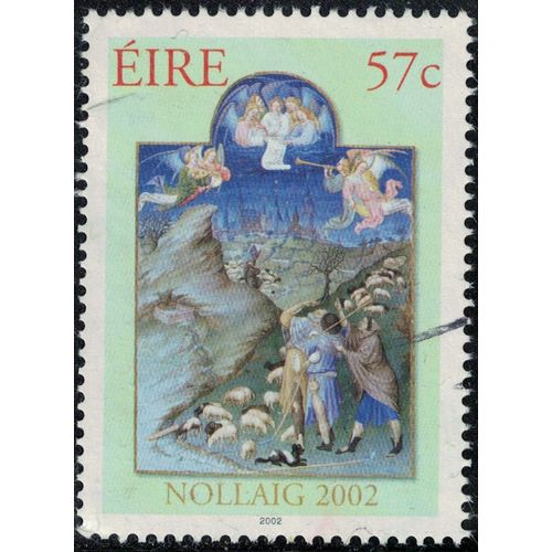 Irlande 2002 Oblitéré Used Christmas Scènes De Noël Su
