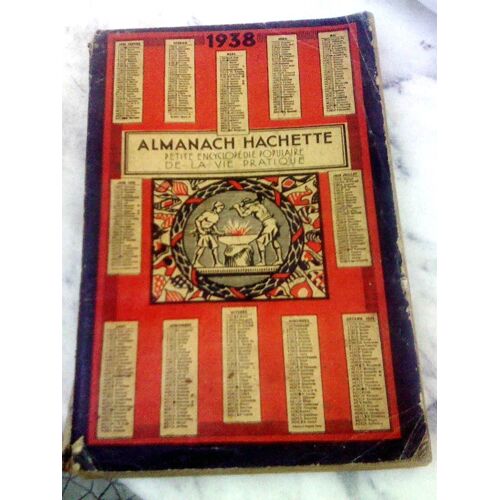 Almanach Hachette Année 1938