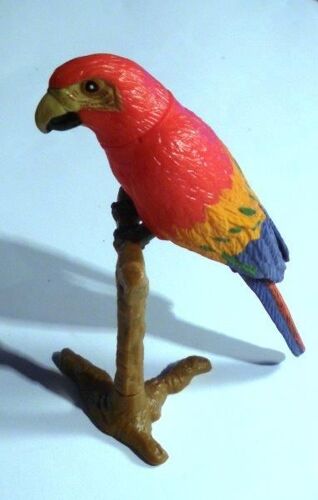Figurine "Marajà" - Funny Parrots- 5 - Scarlet Macaw (Année 205)