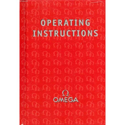 Omega Operating Instructions (1/5)