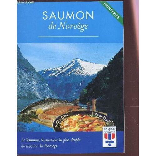 Plaquette : Saumon De Norvege - Recettes D'automne.