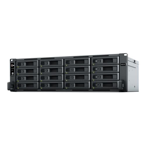 Synology RackStation RS2821RP+ - Serveur NAS - 16 Baies - rack-montable - SATA 6Gb/s - RAID 0, 1, 5, 6, 10, JBOD - RAM 4 Go - Gigabit Ethernet - iSCSI support - 3U