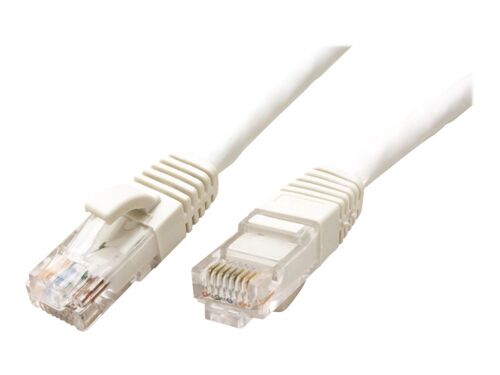 VALUE - Cordon de raccordement - RJ-45 (M) pour RJ-45 (M) - 7 m - UTP - CAT 6 - sans halogène, moulé, solide - blanc