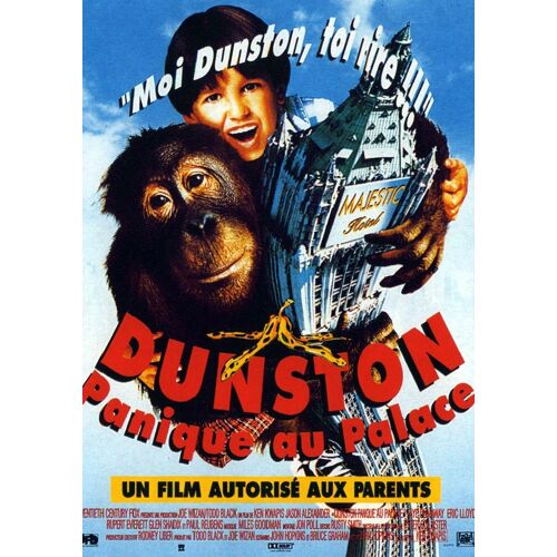 Dunston, Panique Au Palace - Affiche Originale De Cinéma - Format 40x60 Cm - Un Film De Ken Kwapis Avec Jason Alexander, Jennifer Bassey, Eric Lloyd, Rupert Everett, Faye Dunaway - Année 1996