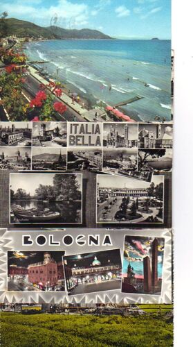 Lot De 5 Cartes Postales D'italie : Bologna, Parma, Bella Italia...°°