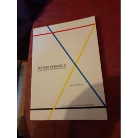 Texture Hebraique Clefs Pour La Metaphysique Juive
