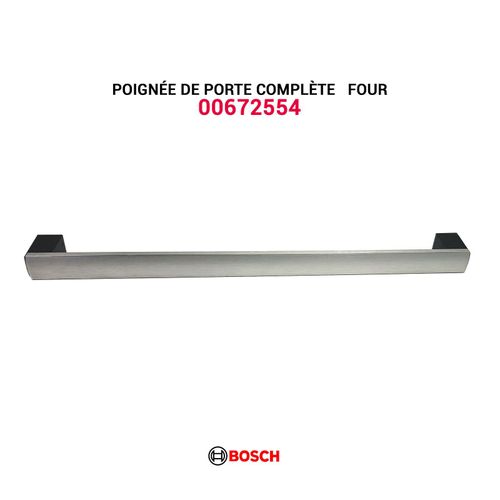 Poignée de porte four complète - 00672554 - Bosch