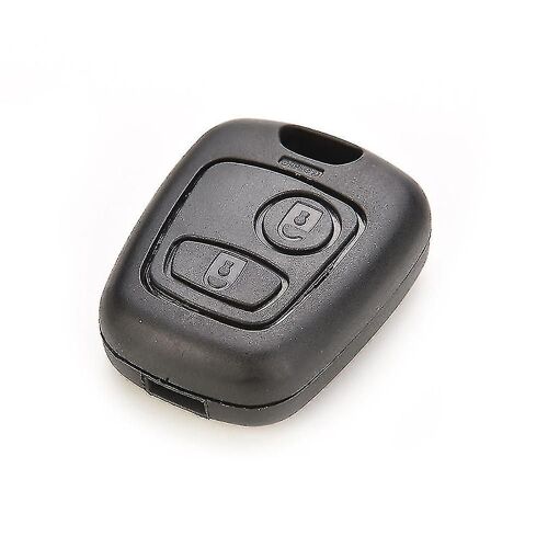 2 Boutons Télécommande Porte-Clés Coque Housse Pour Peugeot 106 107 206 207 307 406