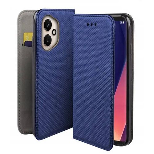 Housse pour Honor 400 5G - etui coque pochette portefeuille + film ecran - BLEU MAGNET