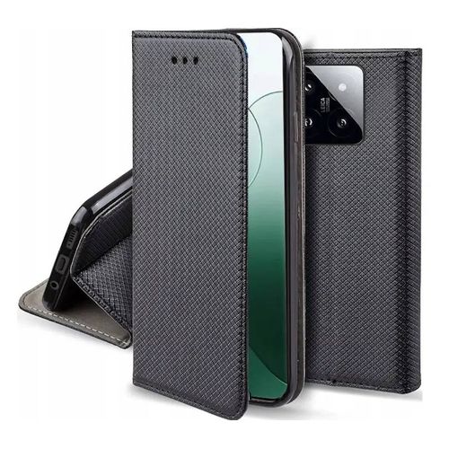 Housse pour Xiaomi 14 5G - etui coque pochette portefeuille + film ecran - NOIR MAGNET