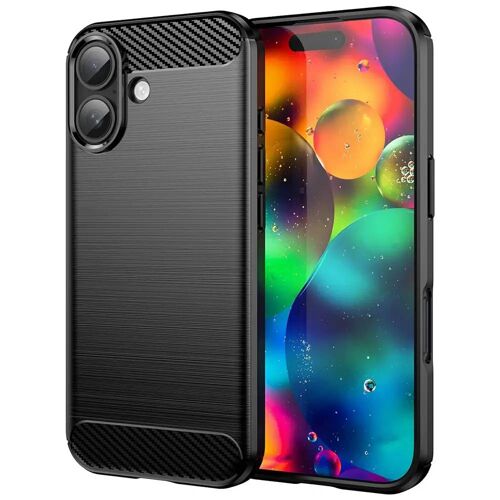 Coque pour Apple iPhone 17 - housse etui silicone gel carbone + film ecran - NOIR
