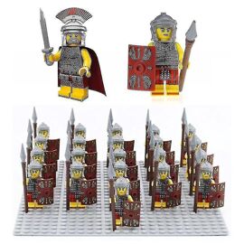 21pcs / set Soldats Militaires Romains Centurion Figurines Armée Jouets Collection