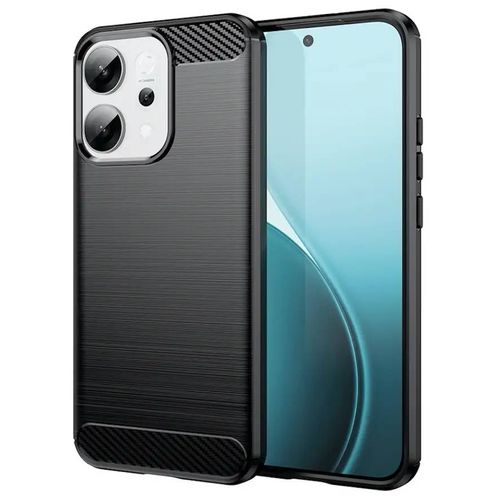 Coque Pour Oppo Reno 14 / 14 F / 14 Fs 5g - Housse Etui Silicone Gel Carbone + Verre Trempe - Noir