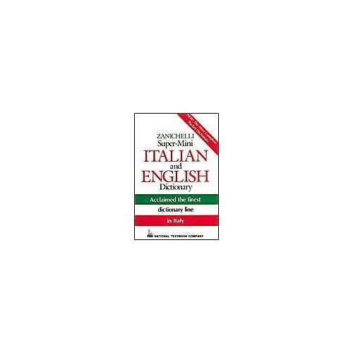 Zanichelli Super-Mini Italian And English Dictionary