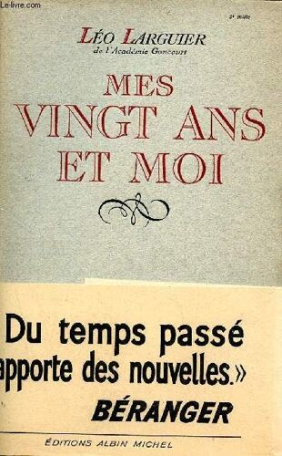 Mes Vingt Ans Et Moi + Bandeau D Éditeur