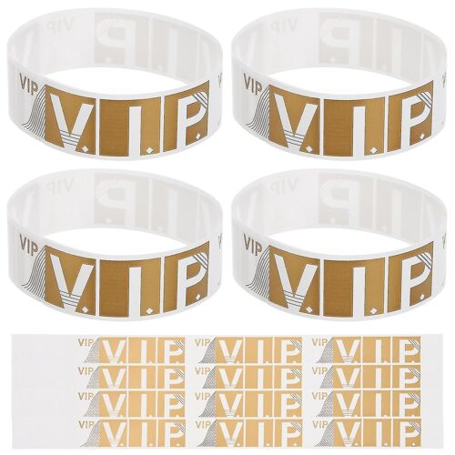 200pcs Vip Wristbands Party Bracelets Bracelet Pour Événements Concerts Foires Festivals Party