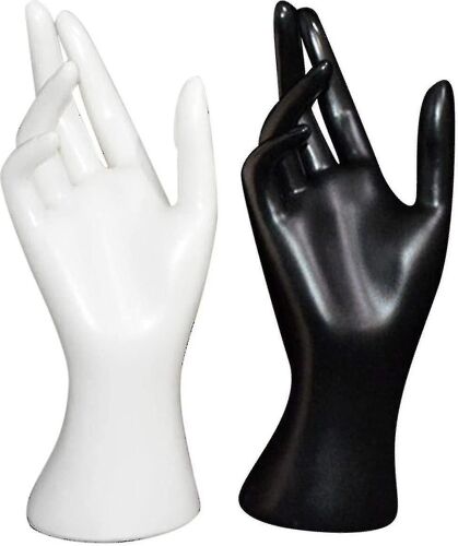 2pcs Femme Mannequin Main Bijoux Présentoir Titulaire Bracelet Collier Bague Montre Stand Xxf