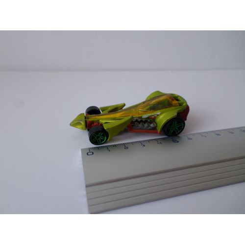Dragster Vert Modele Quatre Echappements Cote-Mattel