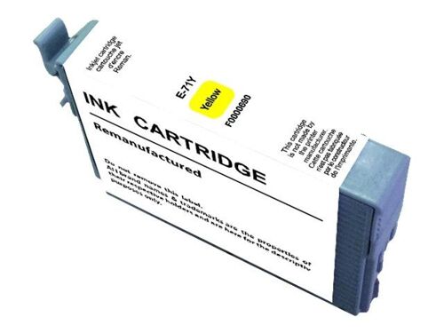 UPrint E-71Y - 10 ml - XL Capacity - jaune - remanufacturé - cartouche d'encre (équivalent à : Epson T0894, Epson T0714 ) - pour Epson Stylus DX9400, SX115, SX215, SX218, SX415, SX515, SX610;...