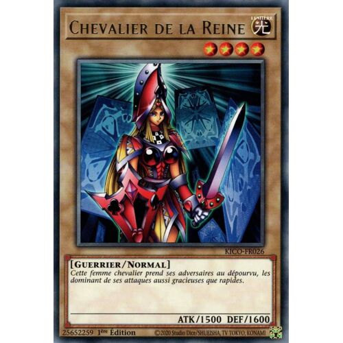 Yu-Gi-Oh ! Chevalier De La Reine Kico-Fr026