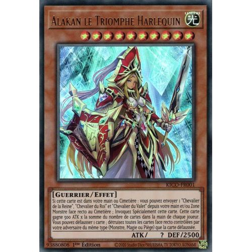Yu-Gi-Oh ! Alakan Le Triomphe Harlequin Kico-Fr001